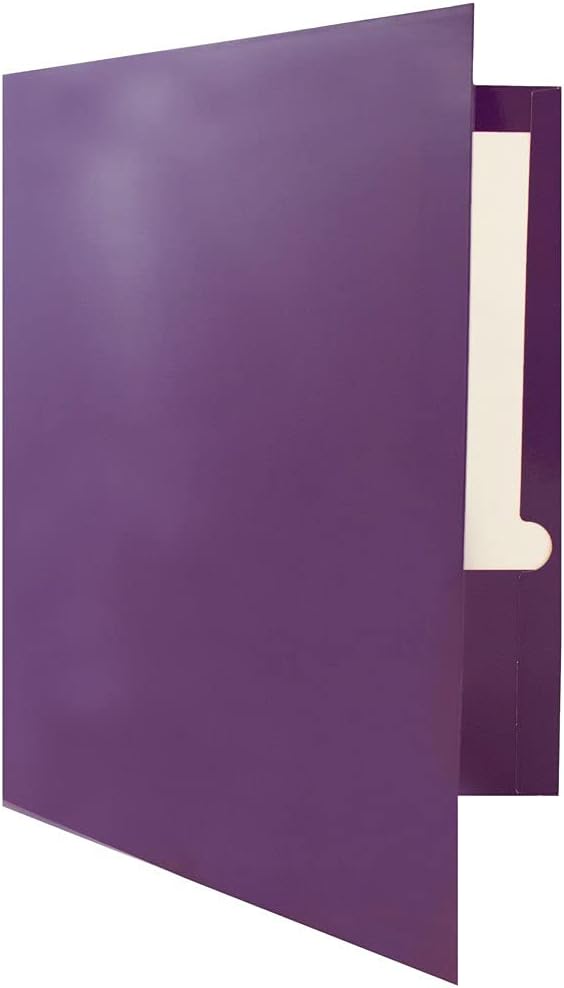 JAM PAPER Laminated Two Pocket Glossy School Folders - Image 3