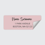 Dotty about Paper Personalized Blush Pink Colorblock - Image 4