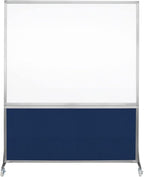 DivideWrite Mobile Whiteboard | Double Sided Dry Erase Board | Portable Office by VERSARE