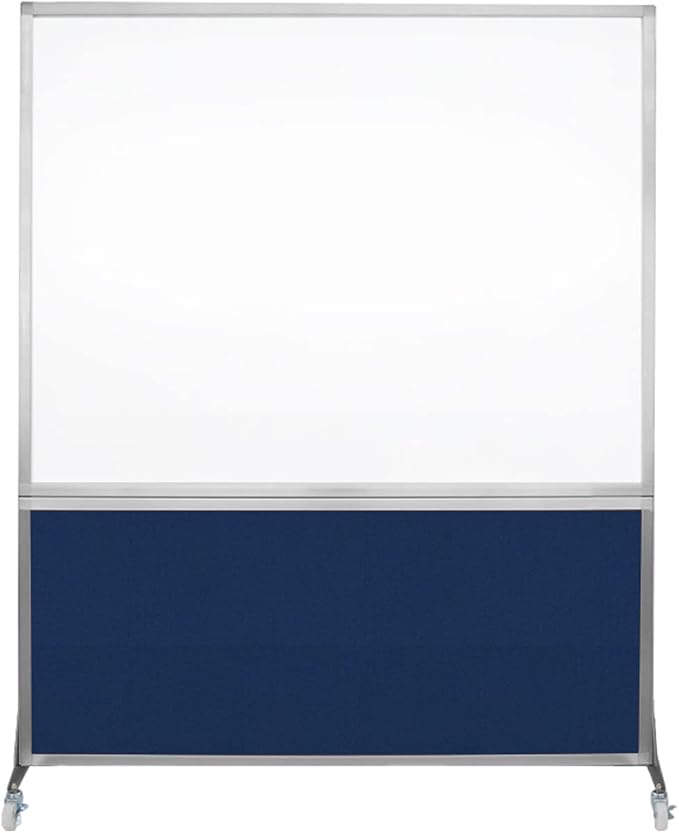 DivideWrite Mobile Whiteboard | Double Sided Dry Erase Board | Portable Office by VERSARE