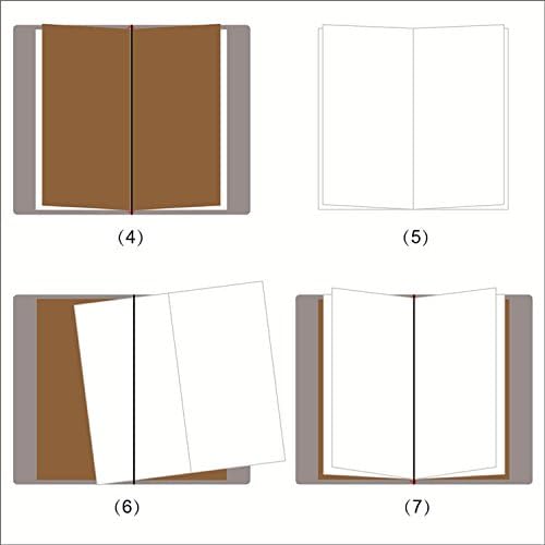 newestor Refillable Leather Journal Travelers Notebook - Image 9