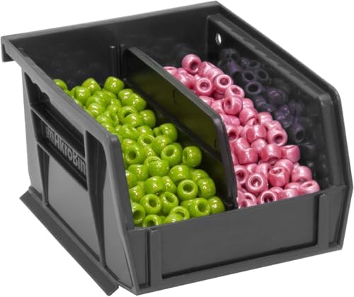 Akro-Mils 30210 AkroBins Plastic Storage Bin Hanging Stacking Containers, (5-...