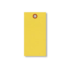 SmartSign 4.75 x 2.375 inch “Yellow” Blank Tyvek Shipping Tags by SmartSign