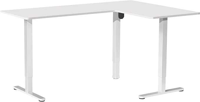 VIVO Electric Corner 63 x 47 inch L-Shaped Standing Desk, Memory Height - Image 9