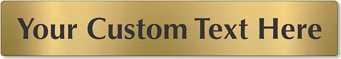 SmartSign Custom Brass Sign - Image 6