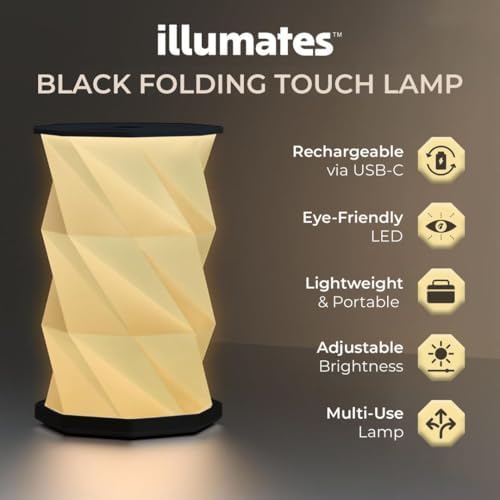 Origami Expanding Foldable LED Desk Lamp – USB Rechargeable & Portable - ...