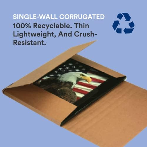 box usa flat mailer shipping boxes 18"l x showing dimensions