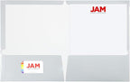 JAM PAPER Laminated Two Pocket Glossy Folders - Image 5