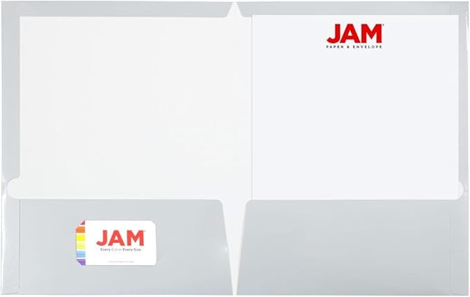 JAM PAPER Laminated Two Pocket Glossy Folders - Image 5