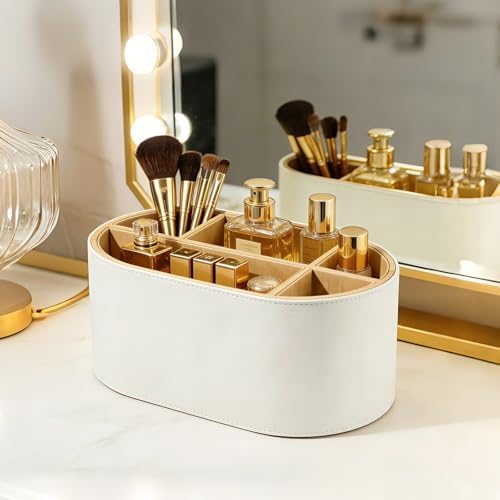 kingfom pu leather desk organizer with multi compartments, view 9