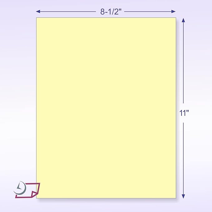 NextDayLabels - Pack of 500 Sheets 8-1/2" x 11" Letter Size CFB NCR Paper - Image 2
