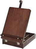 kingart adjustable wood table sketchbox easel, premium beechwood, main product view