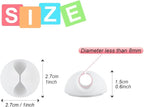 Shintop Cable Clips, 6 Pack White Cord Holder Cable Management Wire Organizer - Image 2
