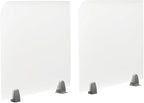 KONKENIE Acrylic Office Privacy Partition Indoor Desk Divider Guard Rectangle - Image 6