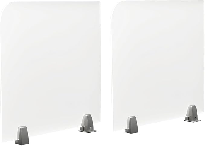 KONKENIE Acrylic Office Privacy Partition Indoor Desk Divider Guard Rectangle - Image 6