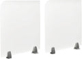 Desk Divider, Privacy Desk Screen, Frosted Acrylic Partitions by ZeStarDair