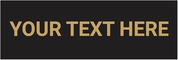 Basic Custom Personalizable Wall or Door Sign | Your Custom Message | Enter by SignsByLITA