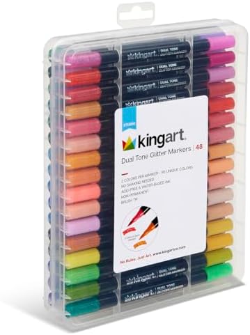 kingart 48-piece acrylic paint marker set – 2mm, view 10