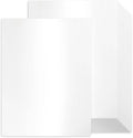 100 Sheets White Shimmer Cardstock 8.5 x 11 Certificate Paper, Goefun 80lb by Goefun