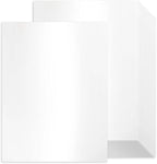 100 Sheets White Shimmer Cardstock 8.5 x 11 Certificate Paper, Goefun 80lb by Goefun
