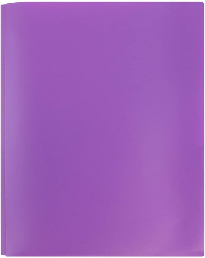 JAM PAPER Plastic Color POP Folders - Image 5