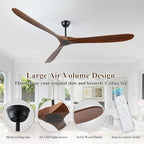 88" ceiling fan, extra large no lights, 3, package contents