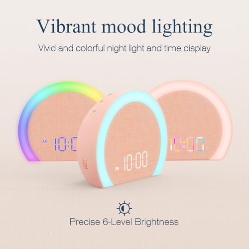 anjank loud alarm clock with wireless bed shaker on a desk or shelf