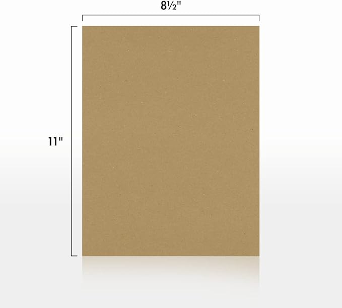LUXPaper 8.5" x 11" Paper | Letter Size | Grocery Bag Brown | 70lb. Text | 250 - Image 2
