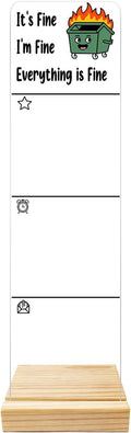 Monitor Memo Board Computer Monitor Memo Board Everything is Fine Sign Funny by WETDNGQI