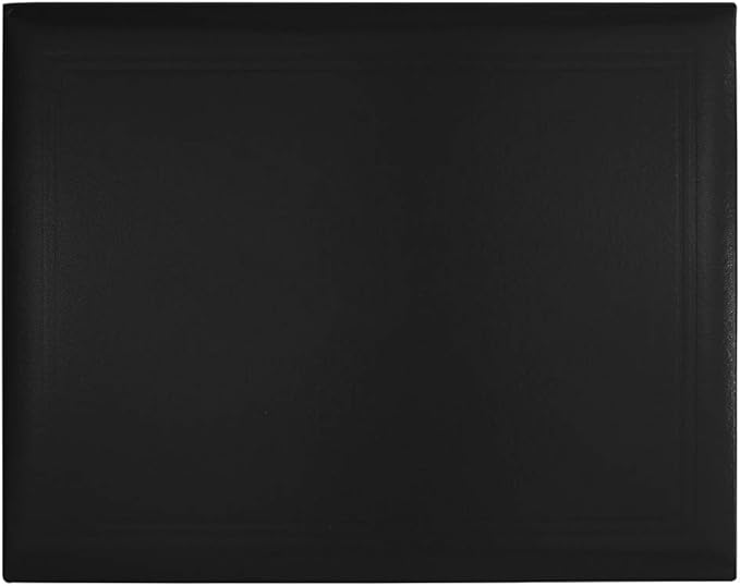 GraduationMall 8.5"x11" Smooth Padded Diploma Cover Certificate Holder Black - Image 2