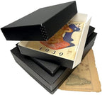lineco museum archival storage box, drop front, 16.75x20.75x3, view 9