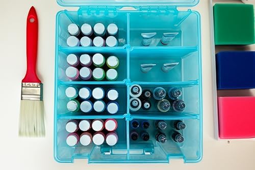 artbin super satchel double deep, 8-compartment craft box, view 11