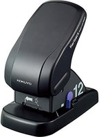 kokuyo harinacs stapleless stapler, large desktop staple free shown in use
