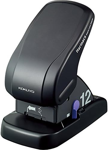 kokuyo harinacs stapleless stapler, large desktop staple free shown in use