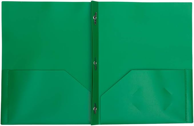 JAM PAPER Plastic Color POP Folders - Image 2