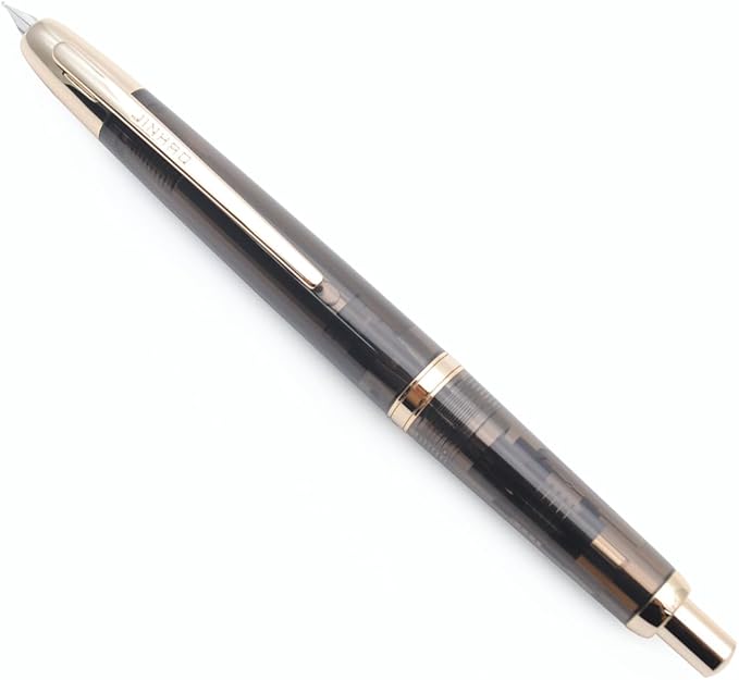 JINHAO 20 Press Fountain Pen, Retractable Capless Resin Pen by xixixiaozhu