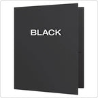 Oxford Twin-Pocket Folders, Textured Paper, Letter Size, Holds 100 Sheets - Image 3