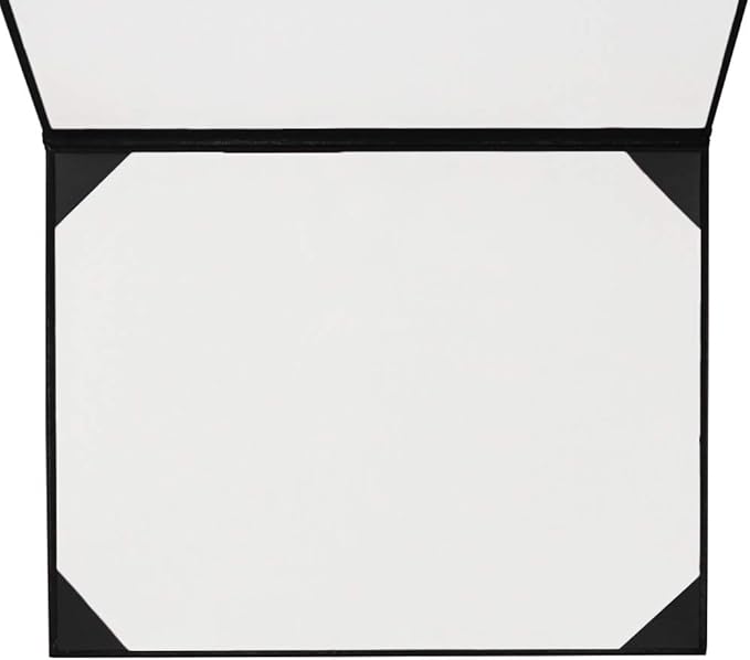 GraduationMall 8.5"x11" Smooth Padded Diploma Cover Certificate Holder Black - Image 4