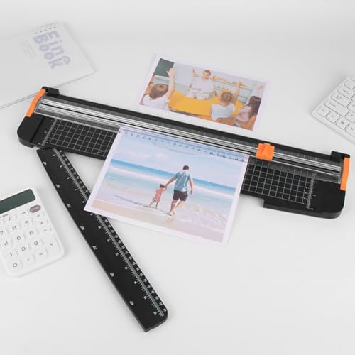 Paper Cutter 18 Inch, Portable Paper Trimmer with 5 Replacement Blades