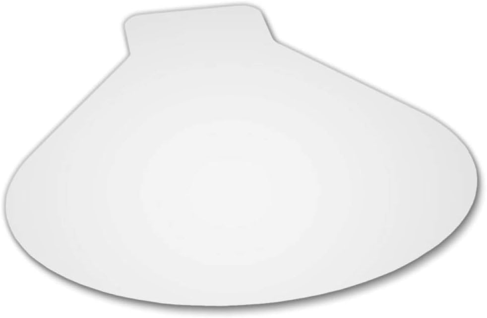 ES Robbins Everlife Hard Floor Chair Mat, 66"x60", Clear