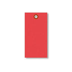 SmartSign 4.75 x 2.375 inch “Red” Blank Tyvek Shipping Tags by SmartSign