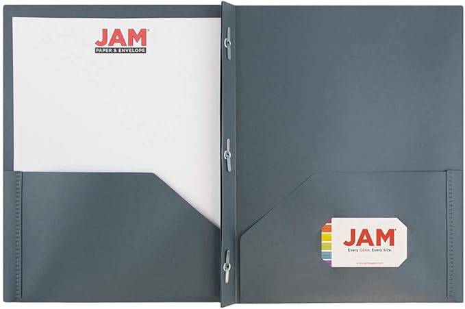 JAM PAPER Plastic Color POP Folders - Image 3