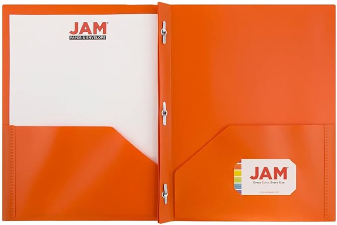 JAM PAPER Plastic Color POP Folders - Image 3