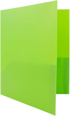 JAM PAPER Plastic Color Pop Folders - Image 3