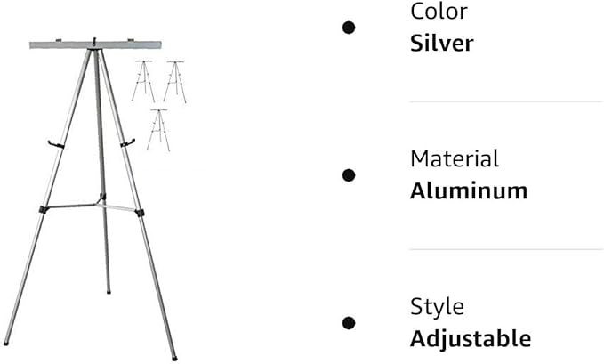 Lightweight Aluminum Flip-Chart Presentation Easel - Image 8