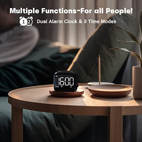 easysleep acoustic sound alarms digital wake up clock, package contents