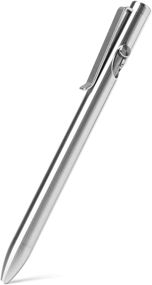 Tactile Turn Titanium Bolt Action Pen - Standard Length - 100% Made in the USA - All-Metal Construction - Guaranteed for Life