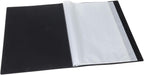 HF2 A4 Front View Display Book with 20 Pockets - Black