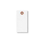 SmartSign 3.75 x 1.875 inch “White” Blank Tyvek Shipping Tags - Image 3