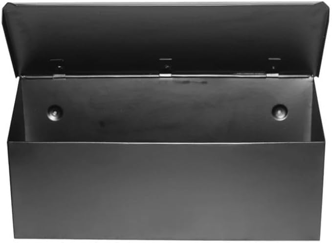 NACH Black Long Wall Mount Mailbox, Rust Resistant Metal Mailbox, Mailboxes - Image 12